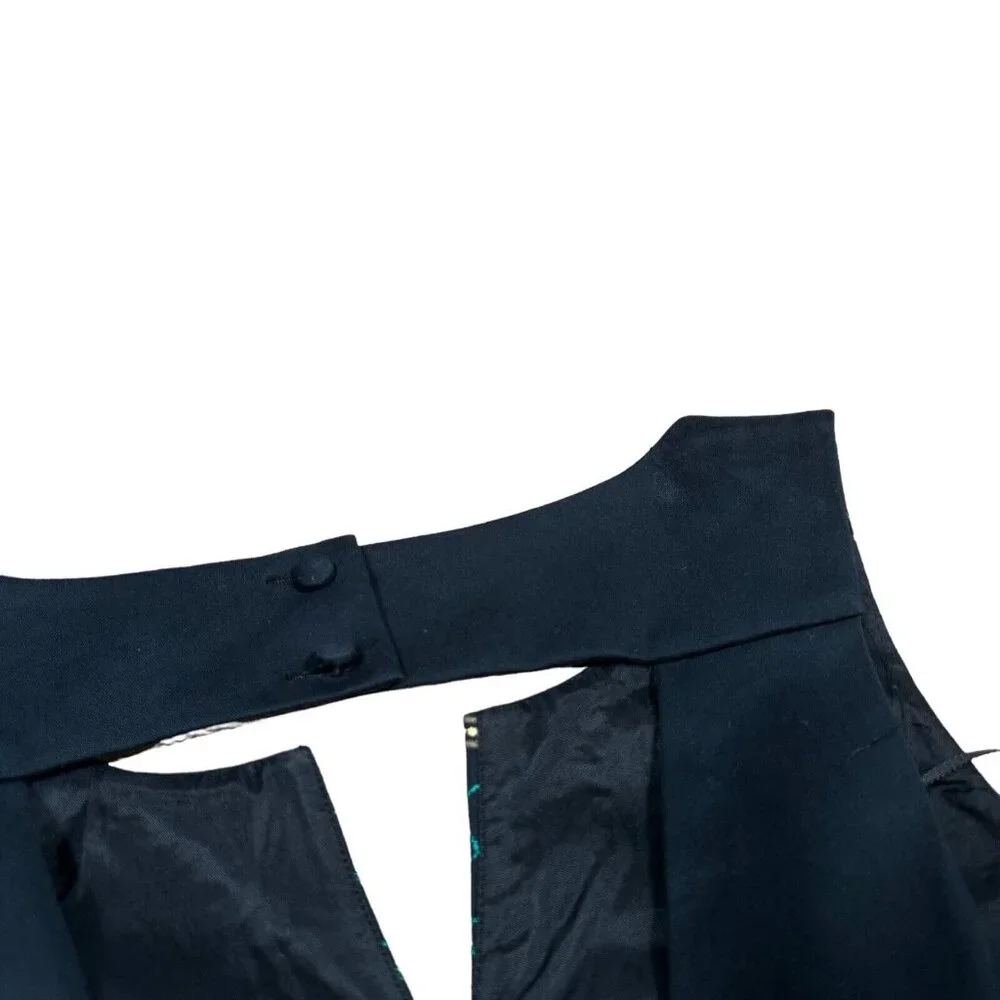 Moulinette Soeurs Anthropologie Size 6 P Black Floral Embroidery PERENNIAL Dress - Picture 8 of 15